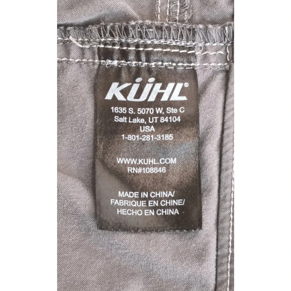 Kuhl Splash Roll-Up Pant Women's 6 Grey Relaxed Fit (31